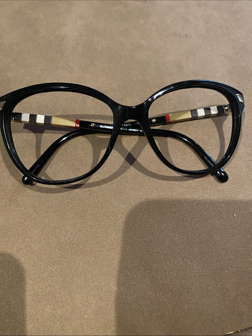 Burberry Black Round-Edge Women's Glasses